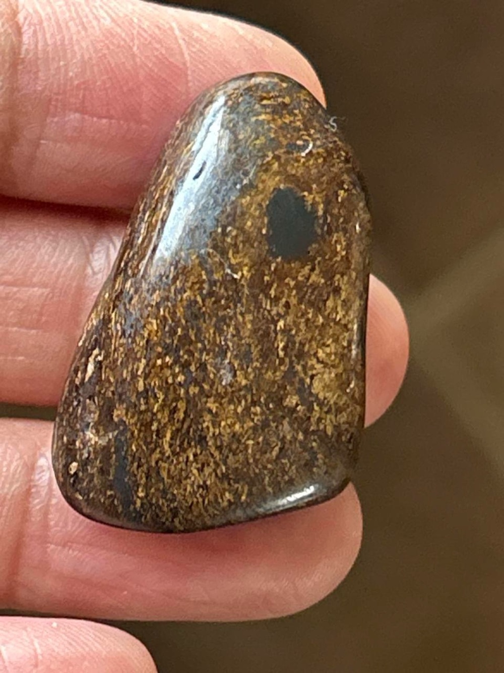 💎 Natural tumbled bronzite stone 15g